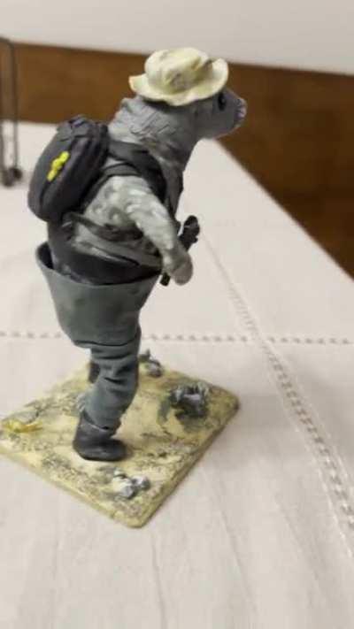 Absolutely insane hand made custom sculpture from @wooboocraft on instagram I just received in the mail!!!