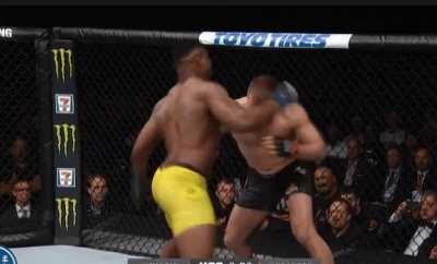 Stipe's head movement against Francis Ngannou [via BJJ Scout]
