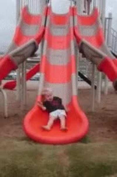 The day you decide you don’t like slides after all.