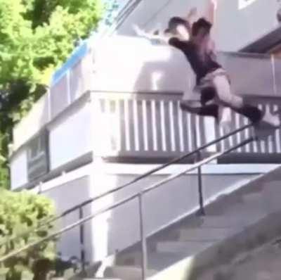 Probably regretting skating right about now