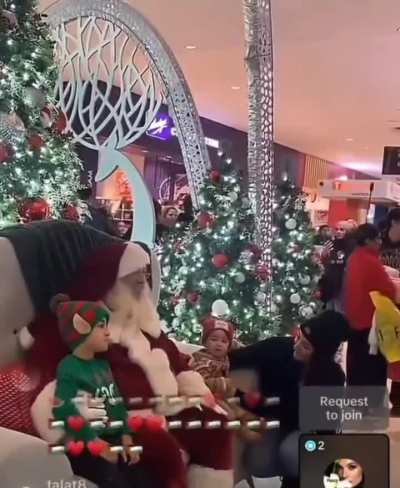 Protesting Santa Claus