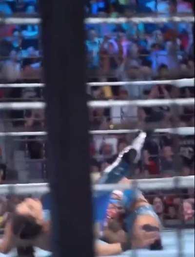 Liv with impressive Sunset Flip