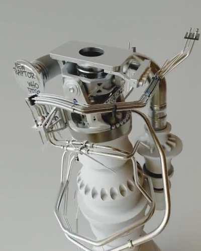 Raptor gimbal animation test - work in progress!