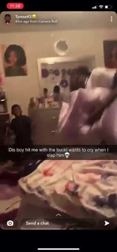 Bro got slapped downwards😭😭😭