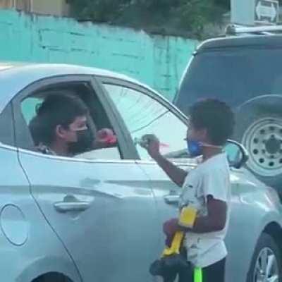 This kid will go far with this attitude.