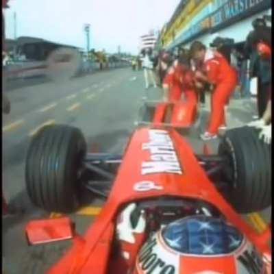 It's a little late, isn't it, brake sign guy?