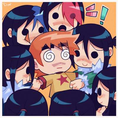 Too many Knives (Artist: @LaDuxt on Twitter)