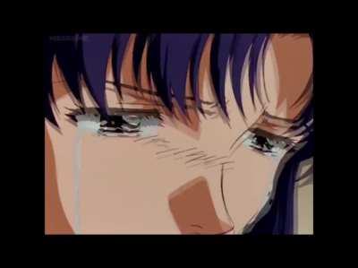 Misato has a message what could it be ?