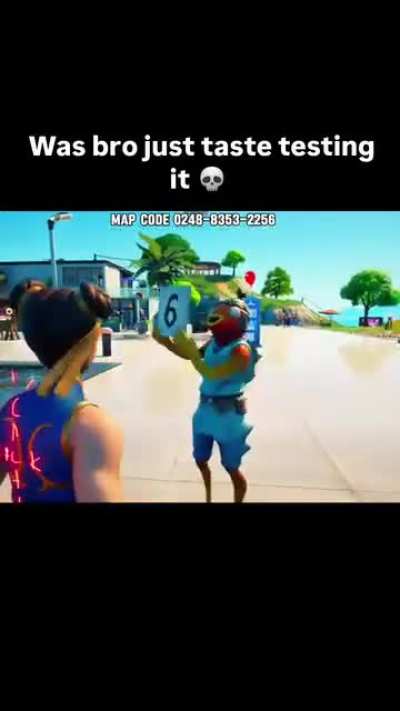 Bro was checking PH level 💀