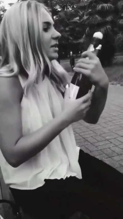 ¿Champagne? Claro yo la acostumbro seguido