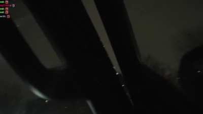 Streamer Konvy shot at in parking lot in forest after stream with mdot 59
