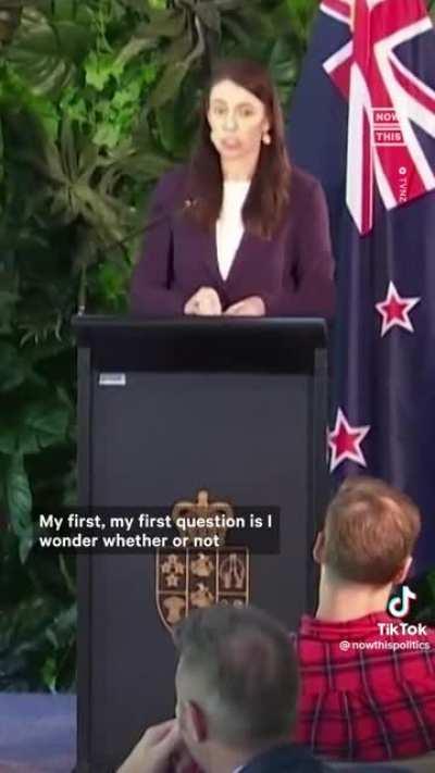 Reporter asks a stupid question.