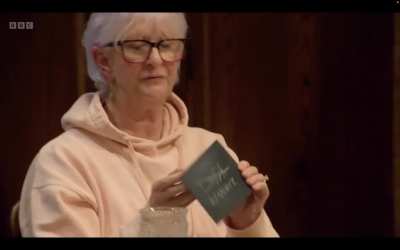 An edit of the best chalkboards from The Traitors series 3 (UK)