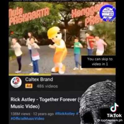 Watch this RICK ASTLEY sing the cherifer tangkad sagad PA UPVOTE PARA MAKITA NI KUYA KRIS