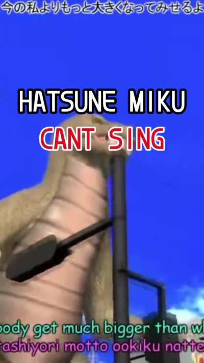 What song is Miku singing?