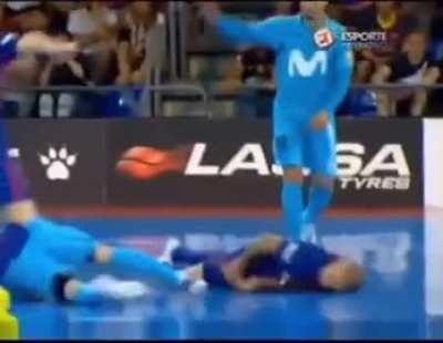 to commit a foul and get away