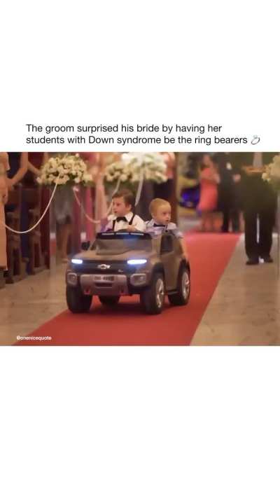 I think she married the right one...