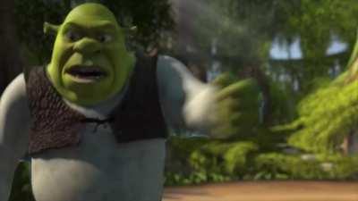 Peter Parker delivers Pizza to Shrek (crossover meme)