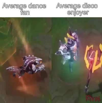 Average dance fan VS Average disco enjoyer