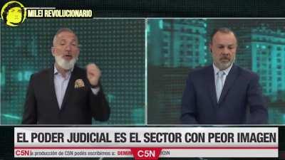 Los de C5N cagados con la popularidad de Milei ¿Será el futuro presidente de Argentina?