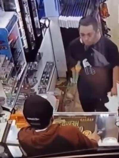 A baj walks into a store