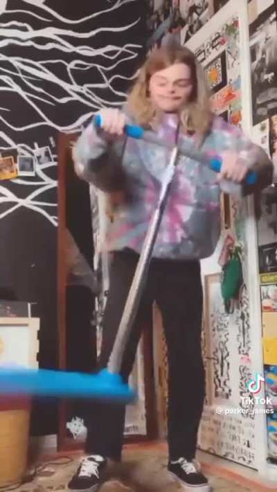 So fun fact: foam still has mass