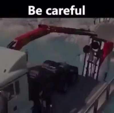 Be careful