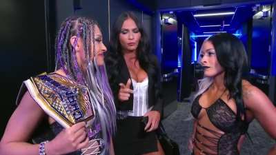 Zelina threatens Giulia! (SD - 7/25/25)