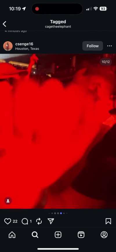 Video of minor altercation with Brad at Houston Show