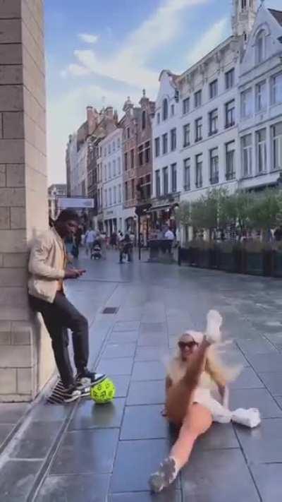 Planned trick...but the surprise ending was not supposed to be a part of it!