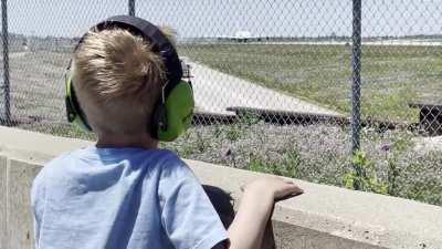 BA A380 coming in to ORD. They resumed the route from LHR this week. My son seeing it for the first time in real life. Told him I have a surprise for him at the airport.