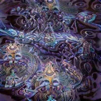 Experimenting with training a gan on visionary artwork