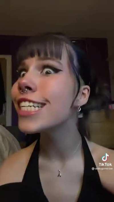 Over exaggerated facial expressions. The old stand by.