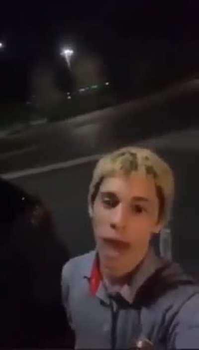 He was trying to warn us about the grimace shake before it was too late