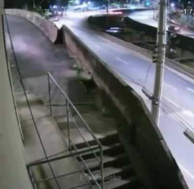 HMFT after I jump this staircase running from police