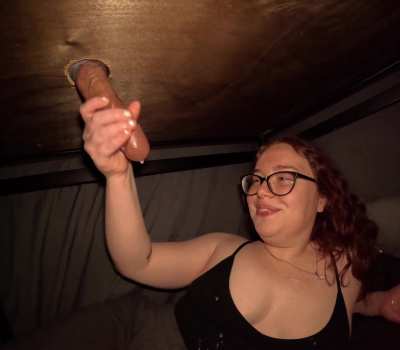 I love milking his massive cock thru my milking table