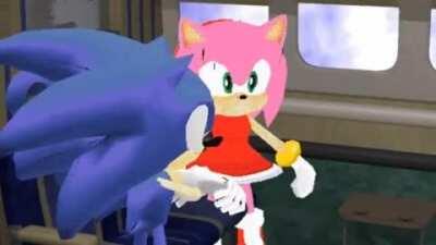 Sonic fucks pink sonic