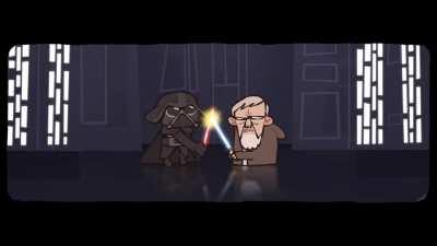Obi Wan vs Vader reimagined 2.0
