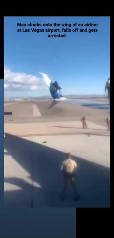 This man wants to fly without a ticket