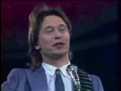 Elon musk sings the song 