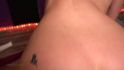 I need it deeper so I'm training my ass.