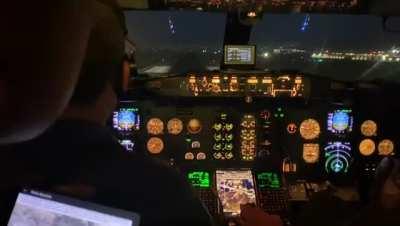 Landing in Kabul with no Landing Lights, ILS only come on at 500 feet