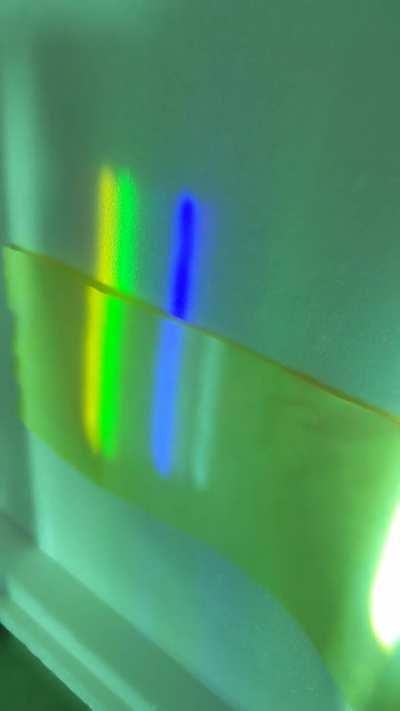 Projecting the Mercury Spectrum Showing the Invisible UV Lines with Fluorescent Paper