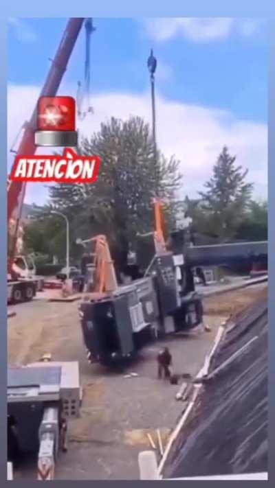 Holy smokes these two dummies almost got squished