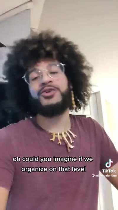 This is our solution- trusting each other and rebuilding our community.