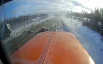 WCGW; Truck overtaking another truck and...