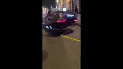 Drunk and unlicensed 21 year old sentenced to 8 years in prison after injuring 4 and killing 1 in a stolen car, Moscow, Russia