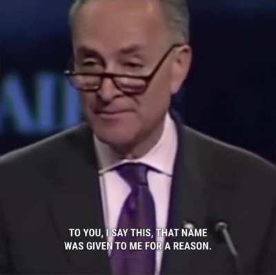 Senator Schumer says God made him a guardian of Israel.