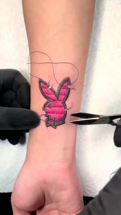 Embroidery 3D tattoo artwork was done by our Pro Team Artist @binx.recycle, Vietnam