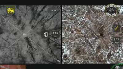 Ukraine's 60th Mechanized Brigade drone teams defended against Russian infantry assaults using a combination of FPV drone strike and munition drops. Published December 7-11, 2024 [Merged]